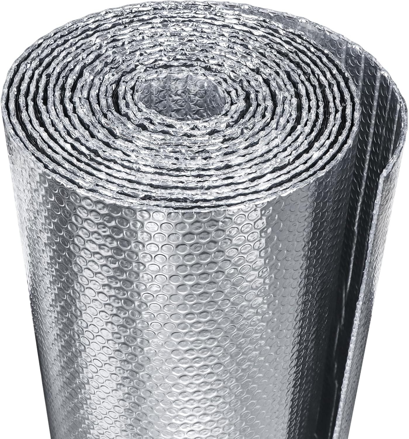 Reflective Foam Insulation Roll 48x10ft for Windows, Summer & Winter Heat Blo…