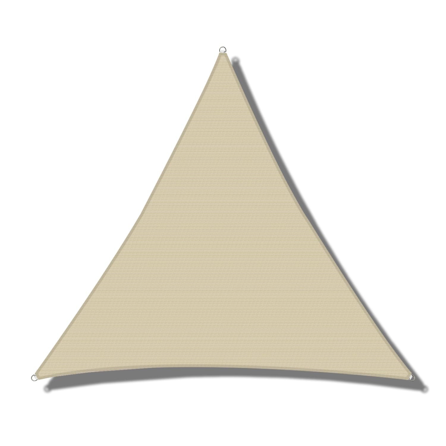 Windscreen4less 20′ x 20′ x 20′ Sun Shade Sail Triangle Outdoor Canopy Cover …