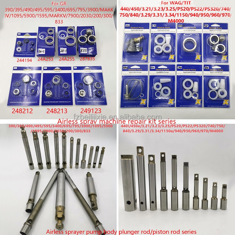 220cc Sprayer Lower Models Pump Full Repair Kit( 25D236)and King Sprayer X30 X60