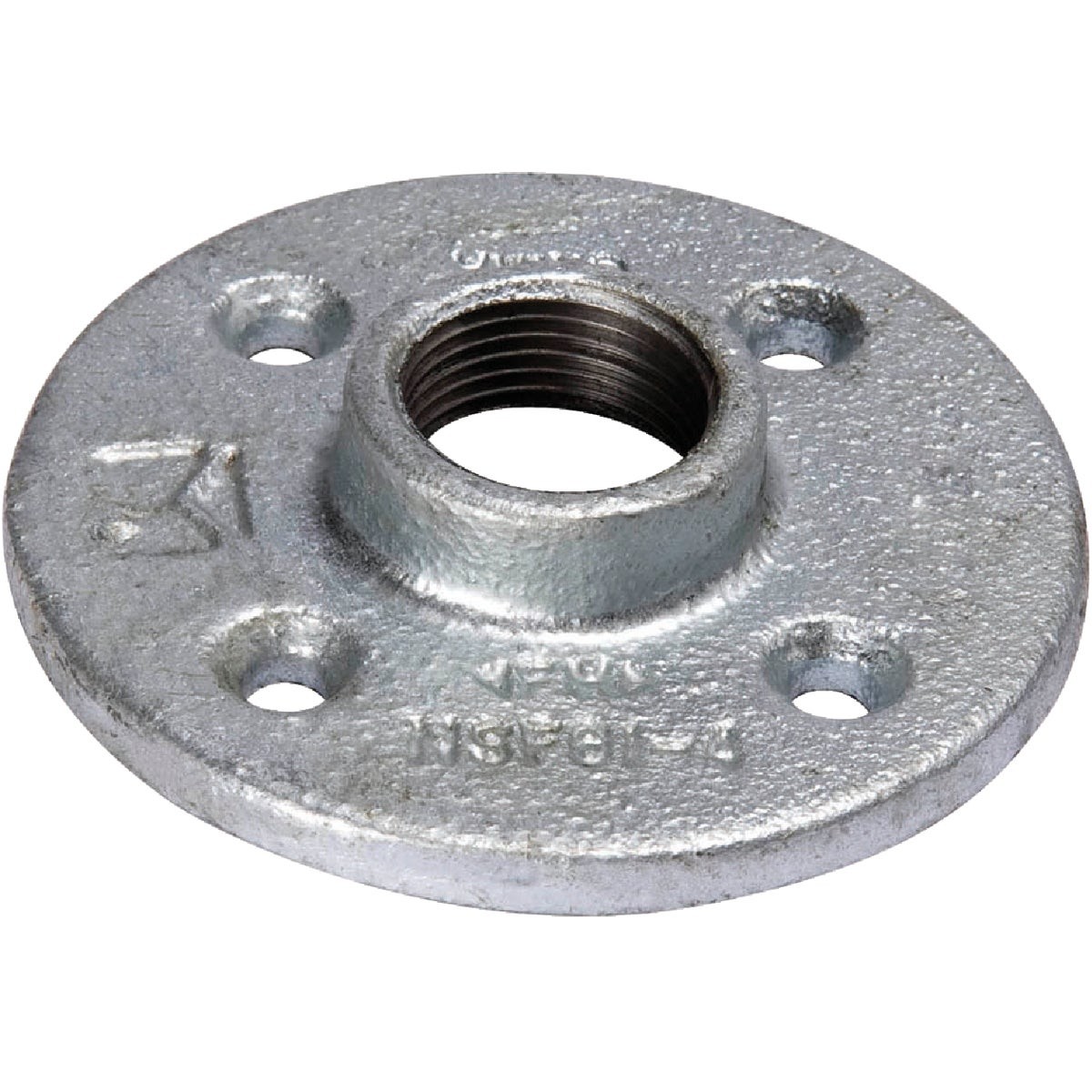 Southland 3/4 In. Malleable Iron Galvanized Floor Flange 511-604HN Southland
