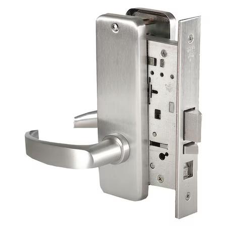 Best 45H7a14j626rh Mortise Lockset, Lever, 45H, 45H Escutcheon, Mech.