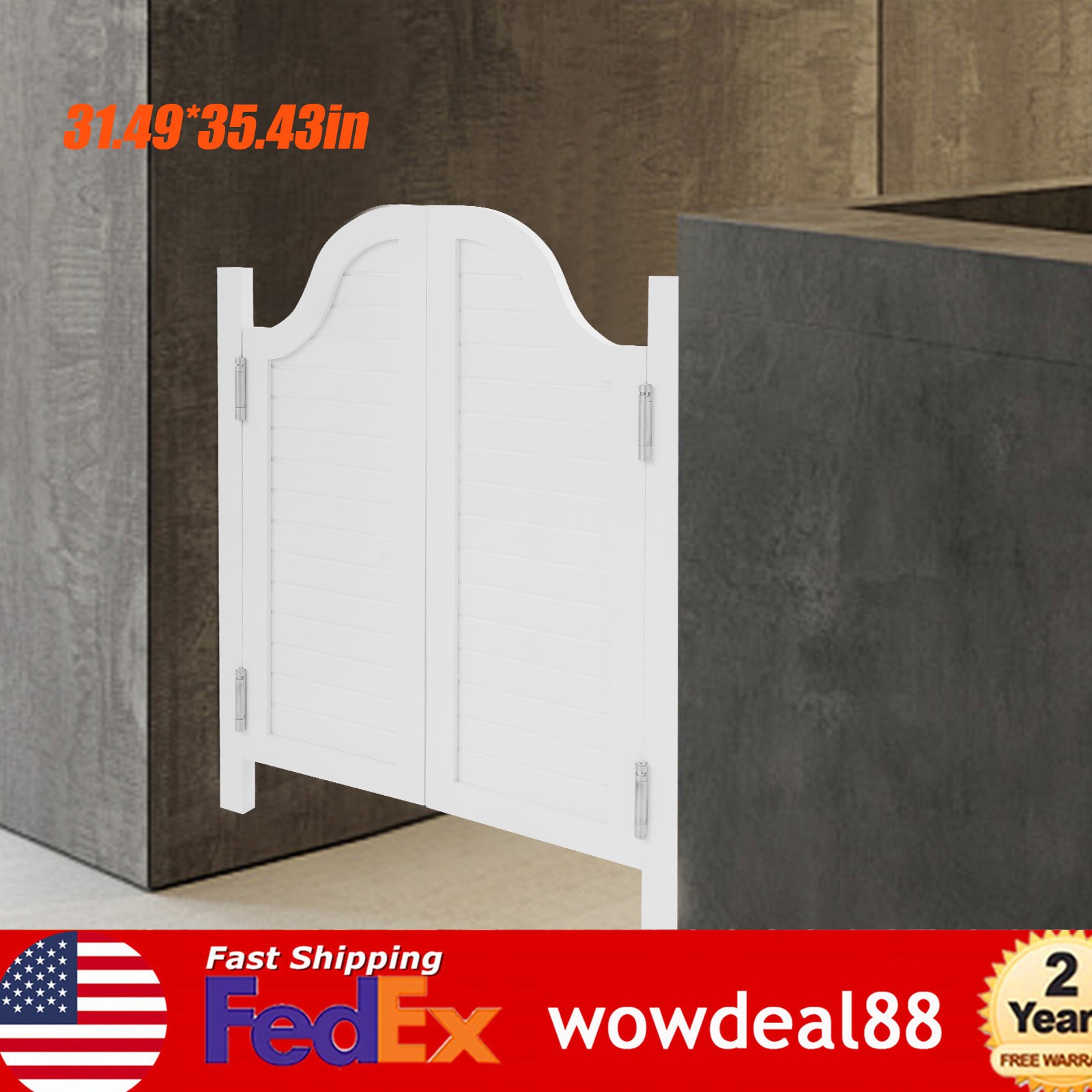 31*35inch Partition Door Swing Solid Wood Door Partition Door for Shop Entrance