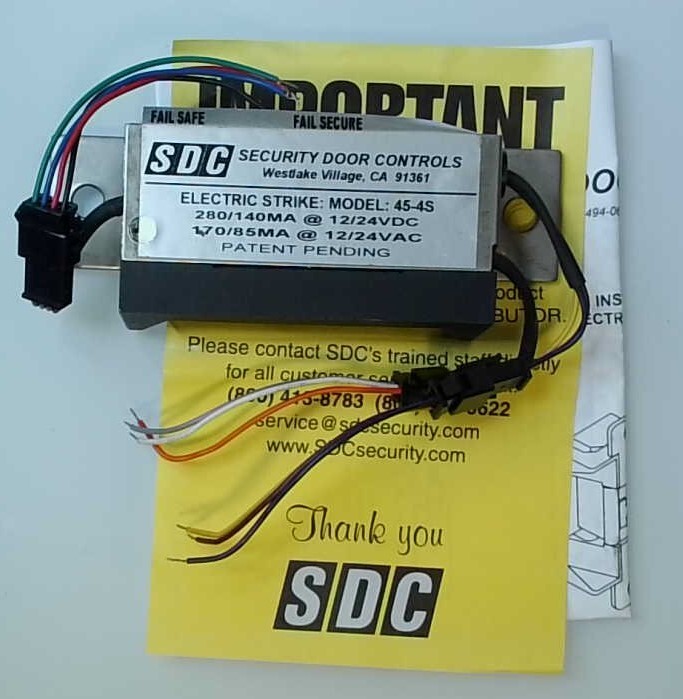Security Door Controls SZ-454SU Electric Door Stike