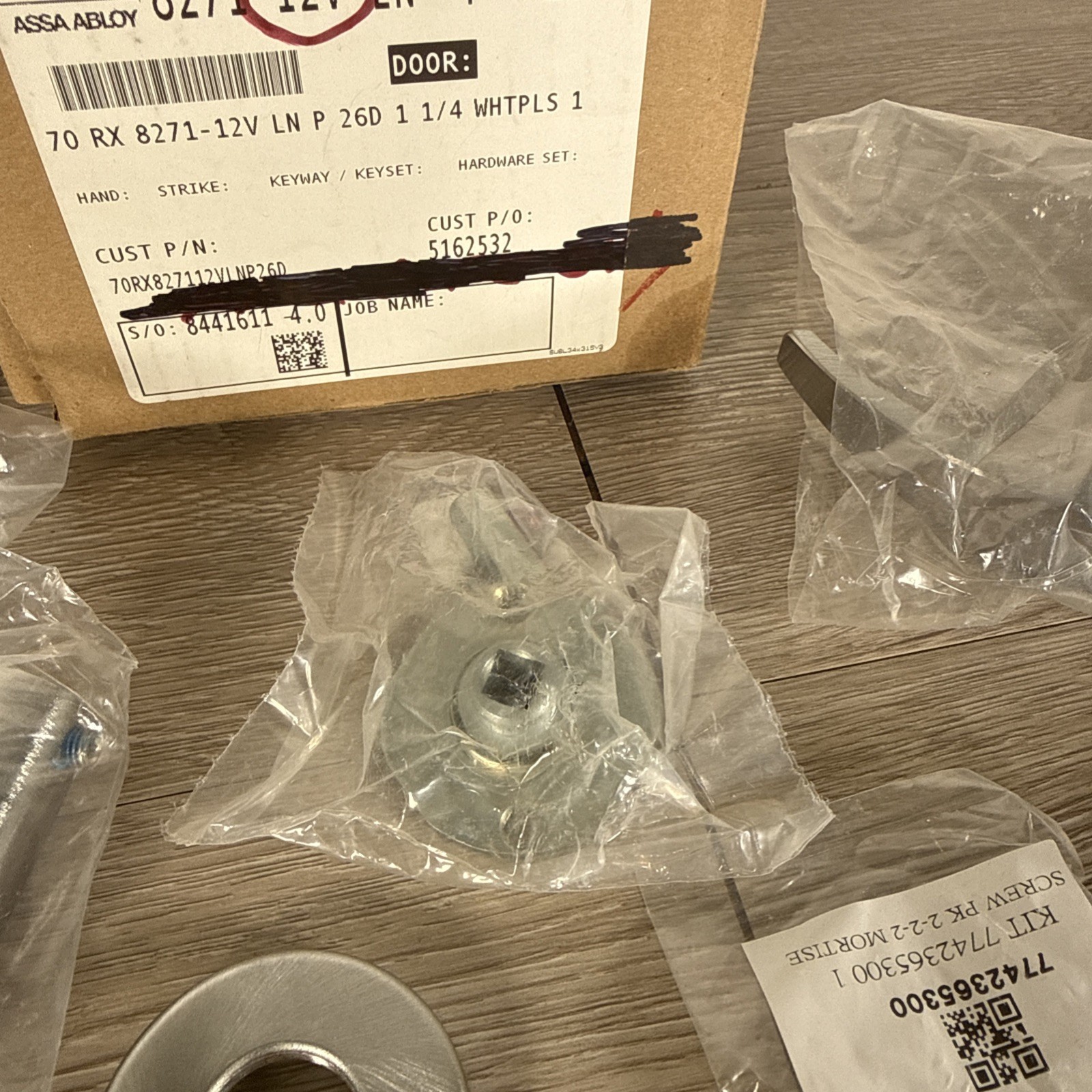 READ!!! Sargent Assa Abloy 70RX-8271-12V LNP 26D Electric Mortise Lock