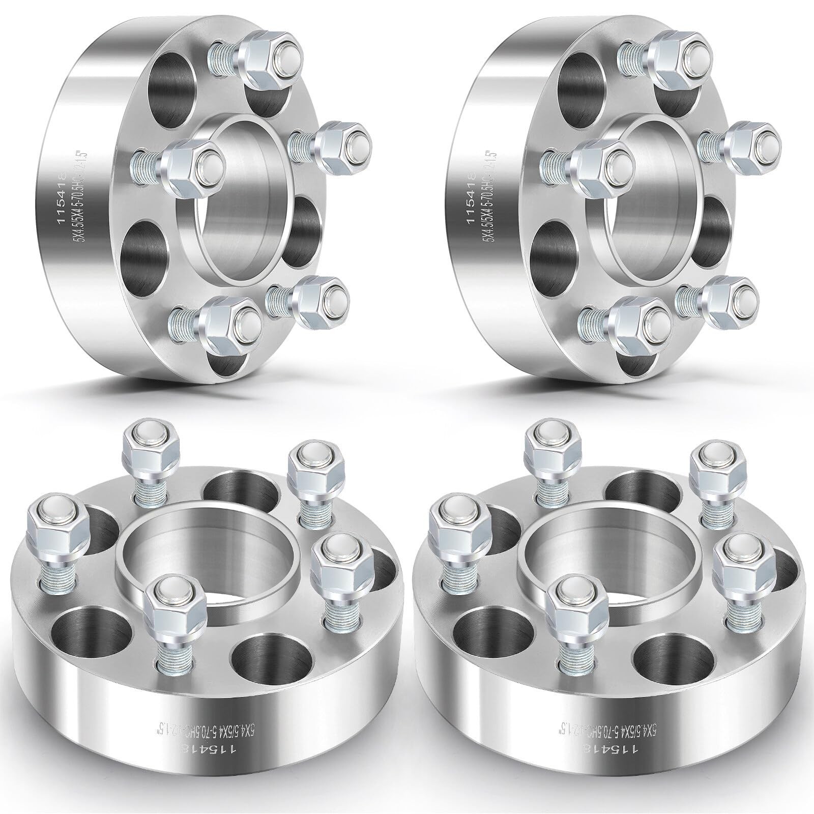 ECCPP 4PCS 1.5 inch” 5×4.5 to 5×4.5 Hubcentric Wheel Spacers 5×114.3mm to 5×1…