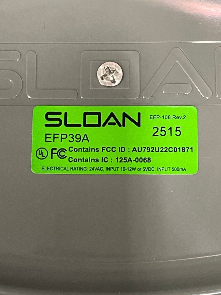 Sloan EFP-39-A Control Module, without Turbine, 367039 Original OEM