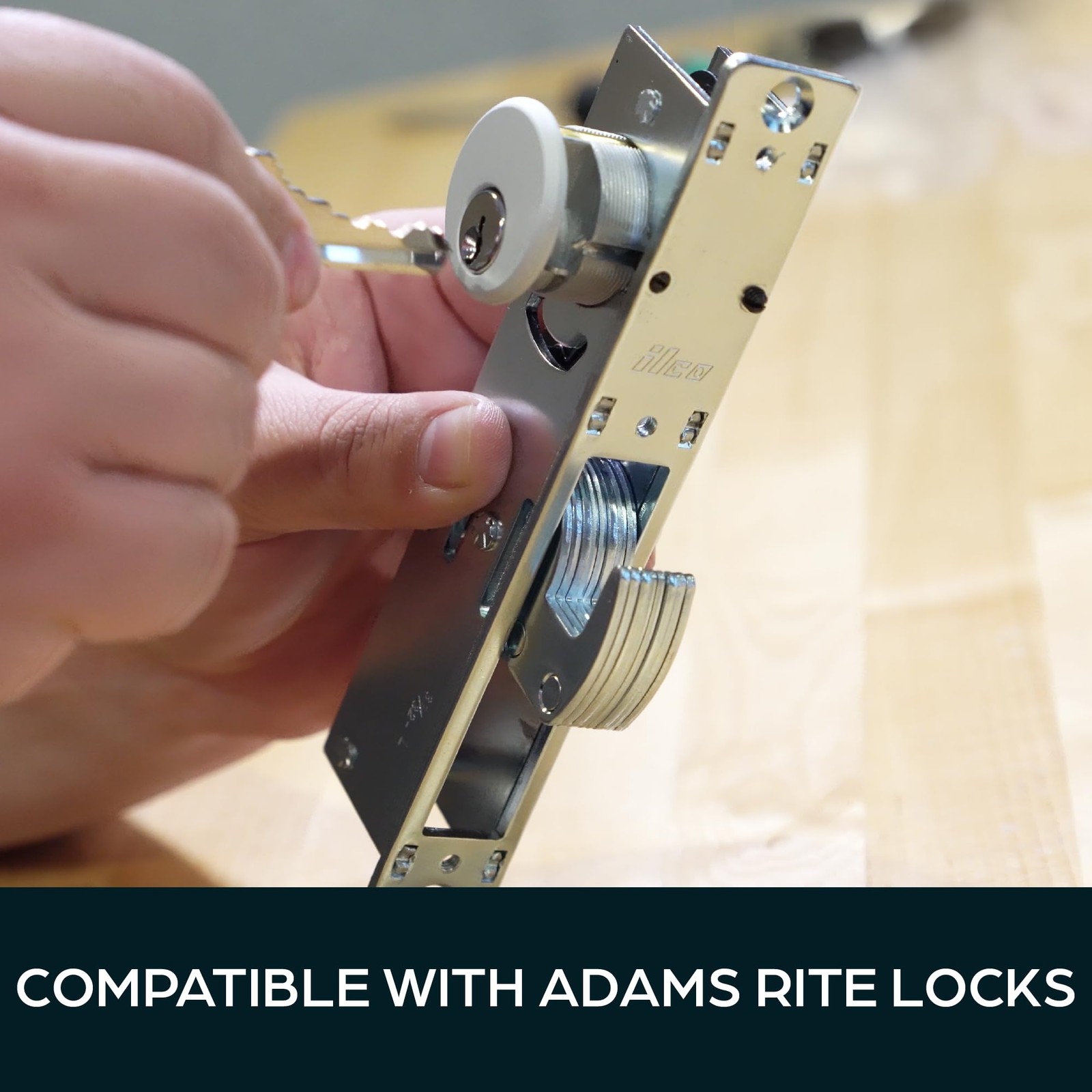 Summit DOORWARE Mortise Hook Bolt Lock | Adams Rite Style 31/32″, Aluminum