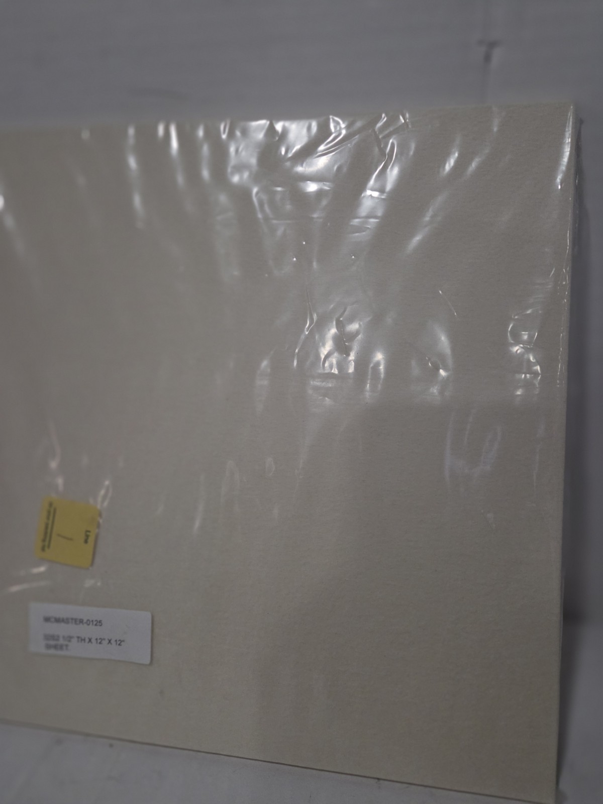 1/2″ Thickness 12″ x 12″ Off-White Strong Wool Fiber Felt S2-32 Sheet Plain Back