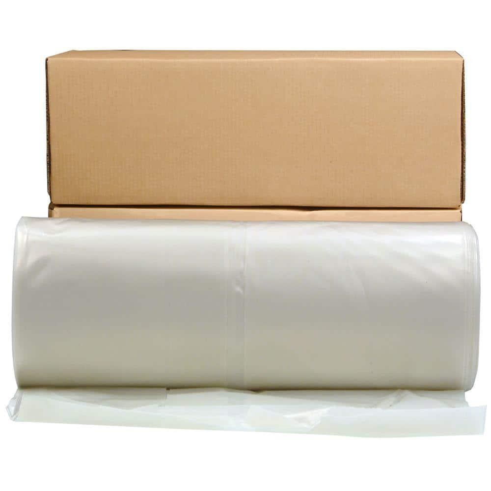 24 ft. x 100 ft. Clear 6 mil Plastic Sheeting