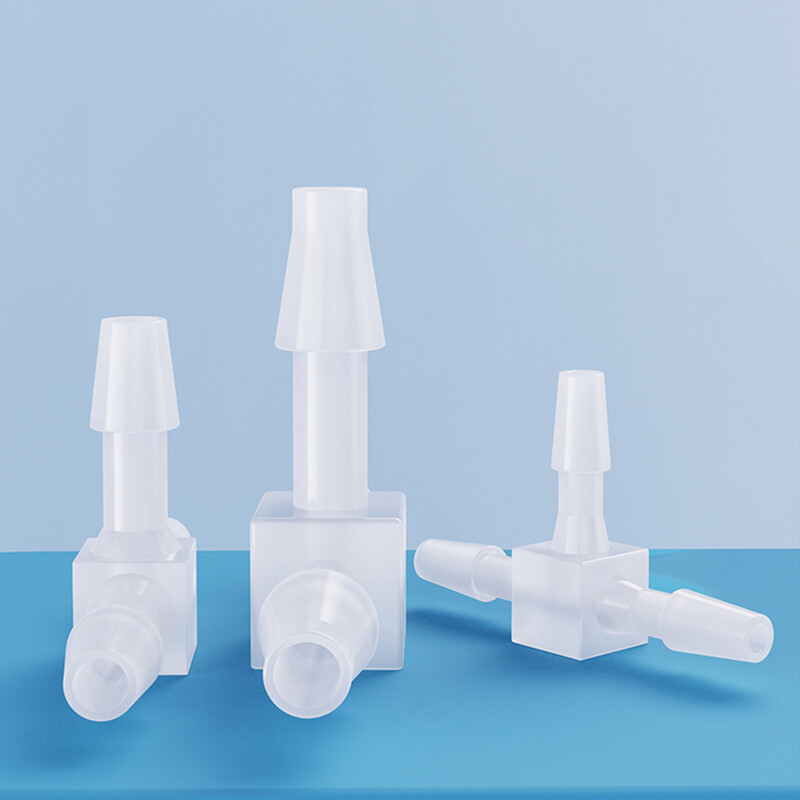 Plastic T-Type Three Way Connector Barb Reducing Hose Tube Fittings 1.6mm-14mm
