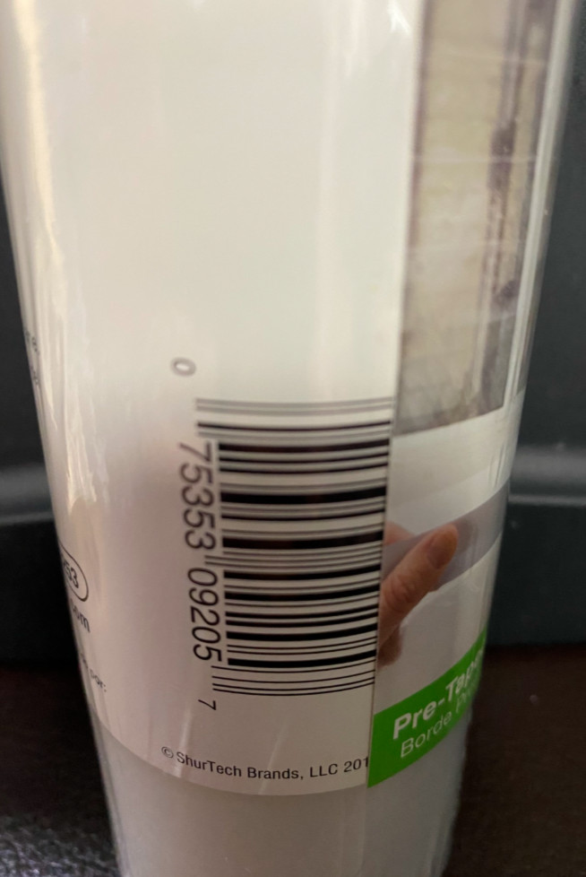 Duck Pre-taped Top Edge Plastic Sheeting 103 Square Feet One Roll Sealed NEW