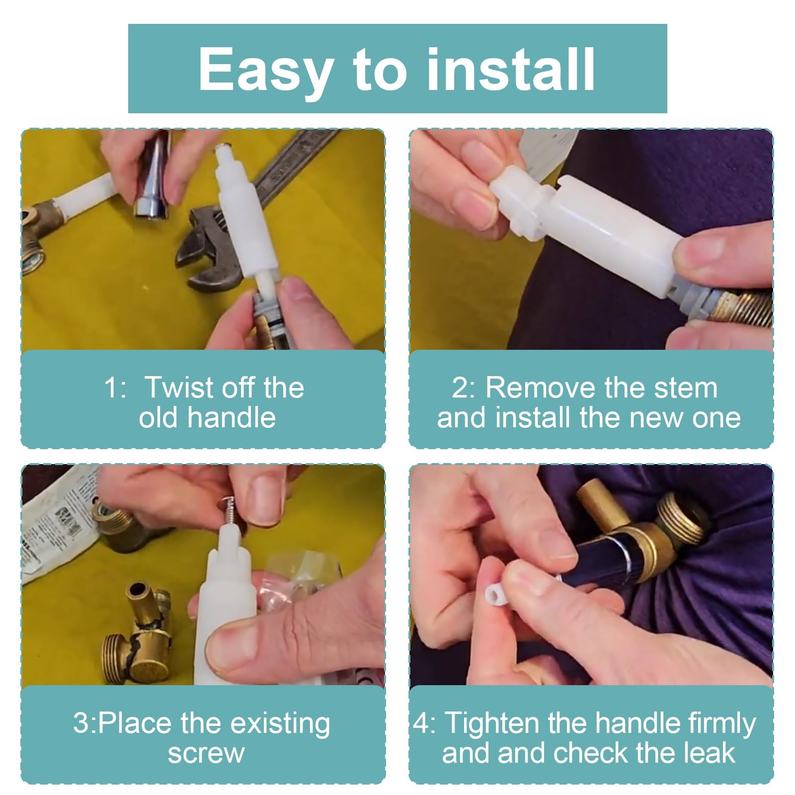 RP18627 Faucet Stem Extender for Delta Shower Valve Small, White