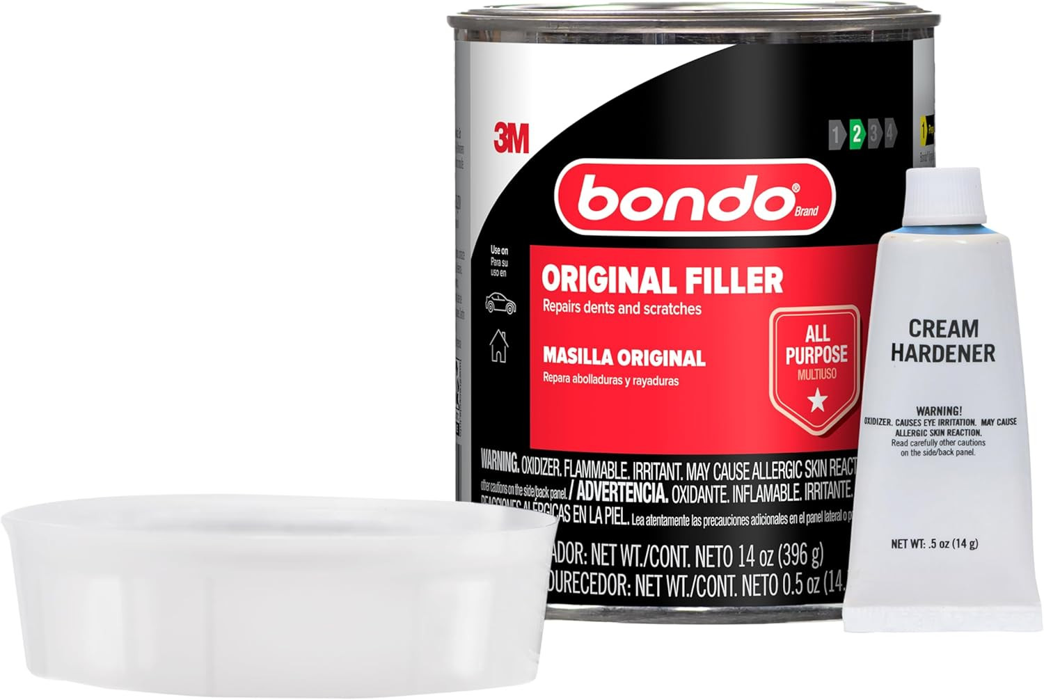 Bondo Body Filler, Original Formula for Fast, Easy Repair & Restoration of Your