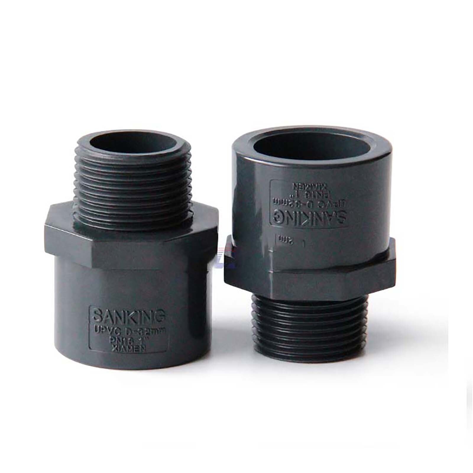 PVC/UPVC SOLVENT WELD PIPE FITTINGS FISH/POND/INDUSTRIAL Plumbing Couping Grey