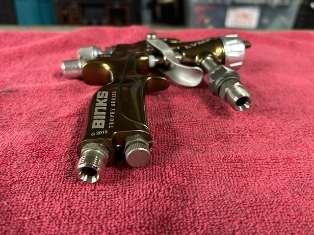 BINKS TROPHY SERIES G 2013 LVMP SPRAY GUN II 2GX Free Shipping!!