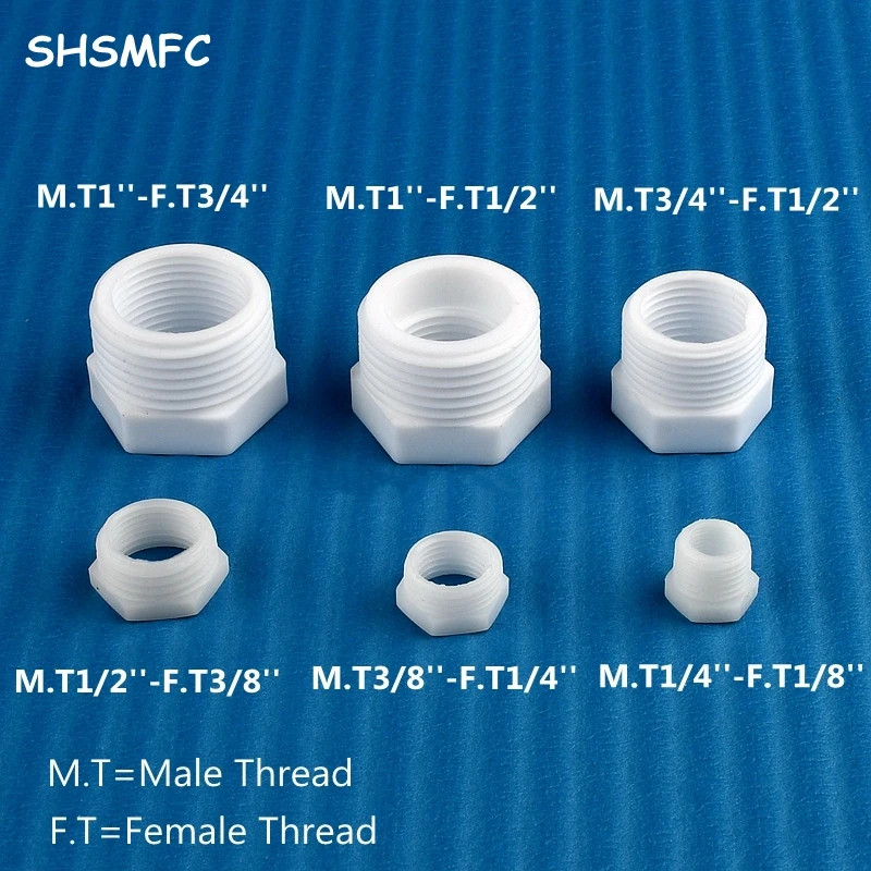 Plastic Threaded Bushing Connector 3/8“ 1/4“ 1/8“1/2″ 3/4″ 1”Straight Male/Fema