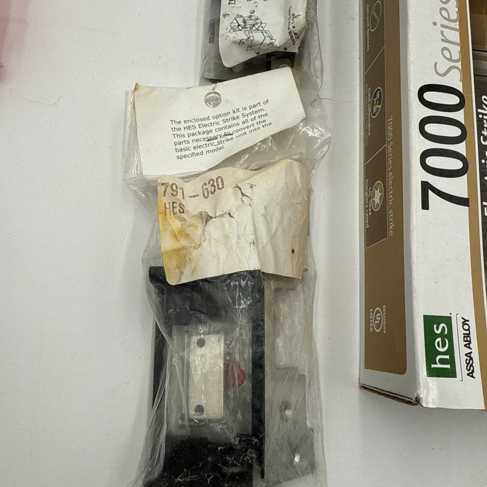 Hes Electric Strike door lock 7000 series ASSA ABLOY Faceplate 701-630, 791-630