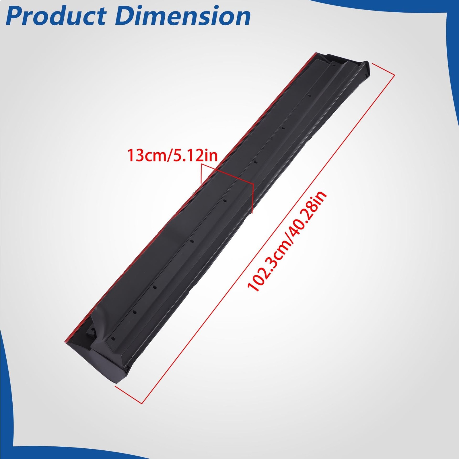 Black Front Driver Side Door Lower Molding Trim Panel for Highlander