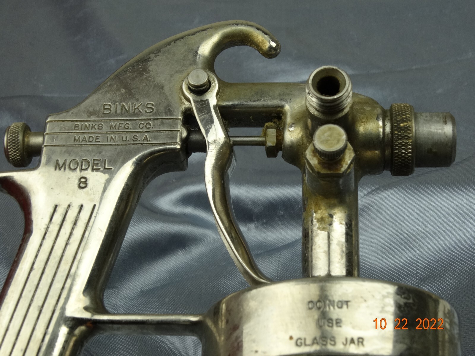 Binks model 8 spray gun set