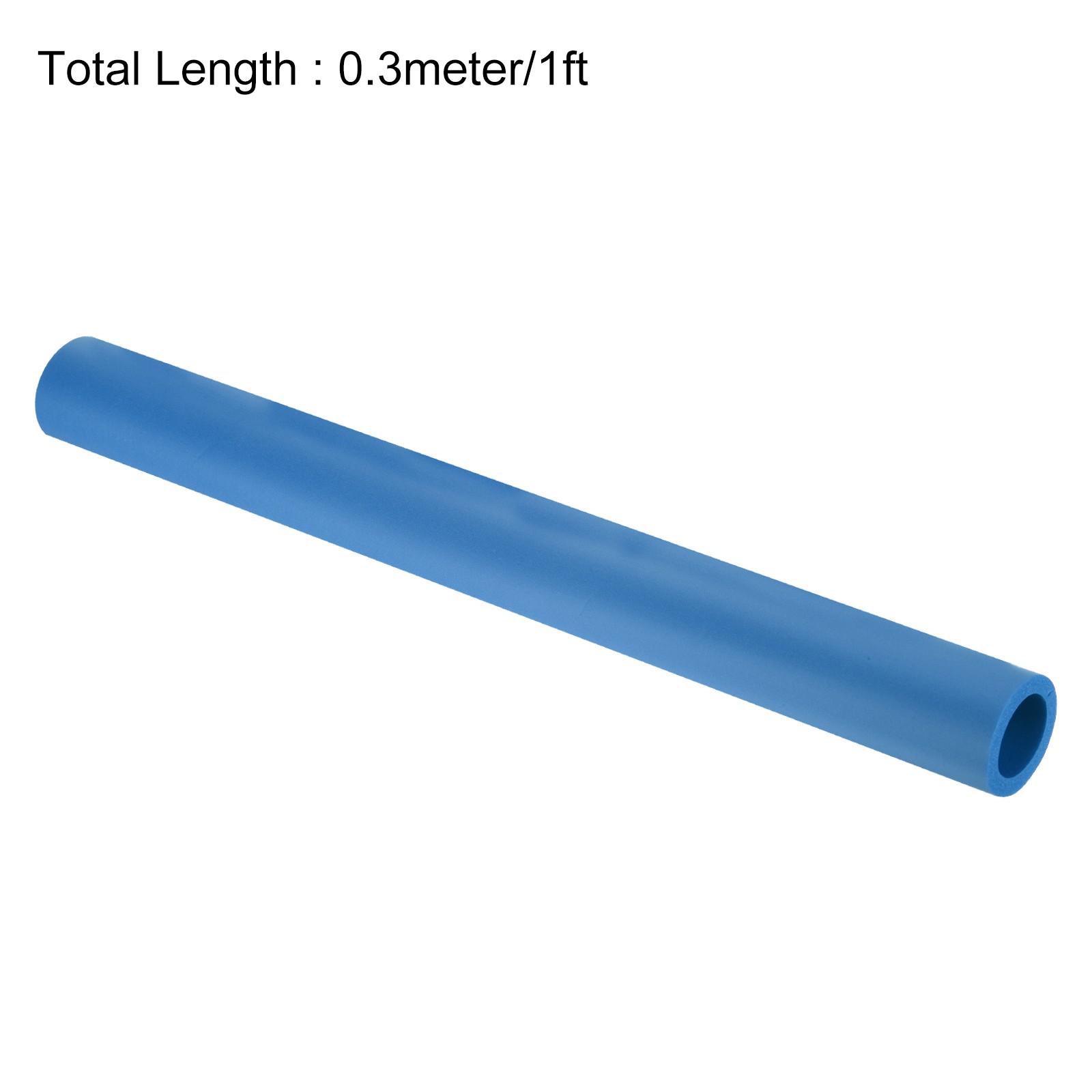Foam Tubing for Handle Grip Support,22mm ID 32mm OD 0.3 Meter/1ft Length Blue