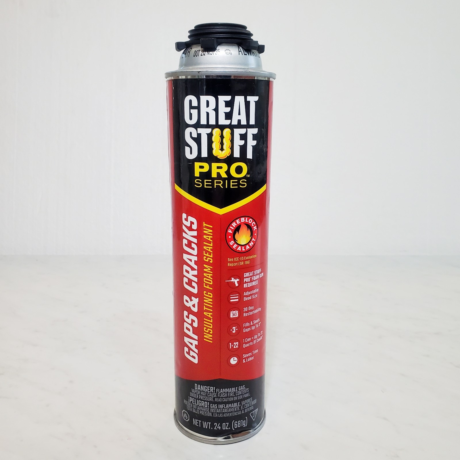 Great Stuff Pro Series Gaps And Cracks Polyurethane Foam Sealant (24 oz Can)