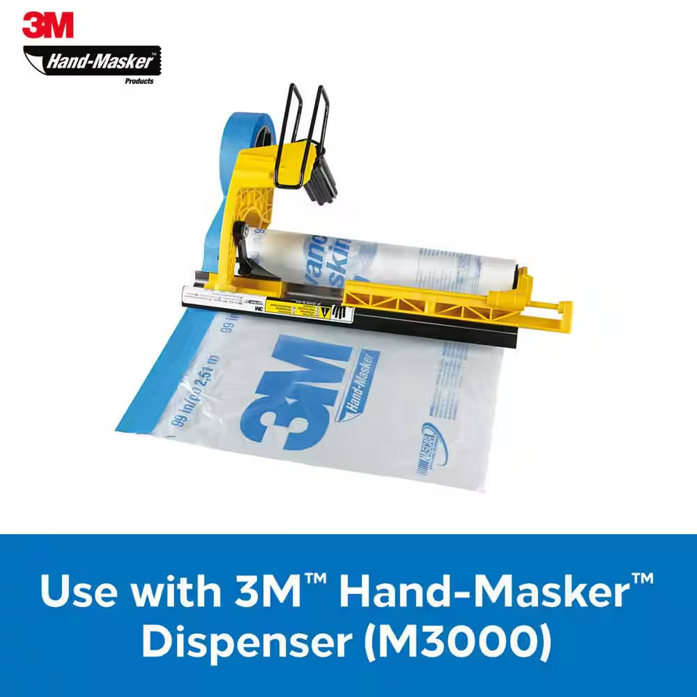 4 Ft. X 180 Ft. Clear Hand-Masker Contractor’S Plastic Sheeting