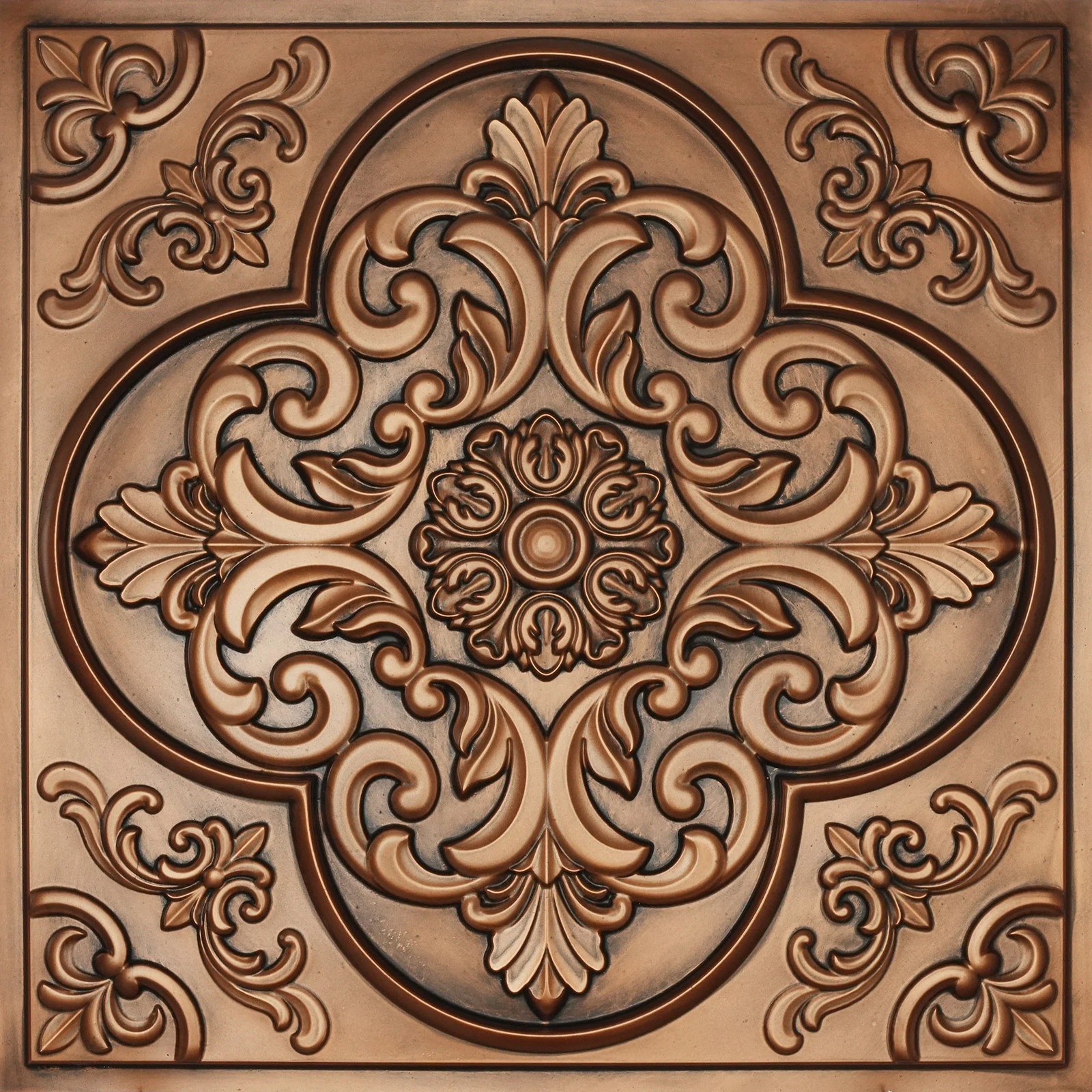 PAINTSDECOR Antique Ceiling Tiles for Vintage Bars and Restaurants PL88, 10-Pack