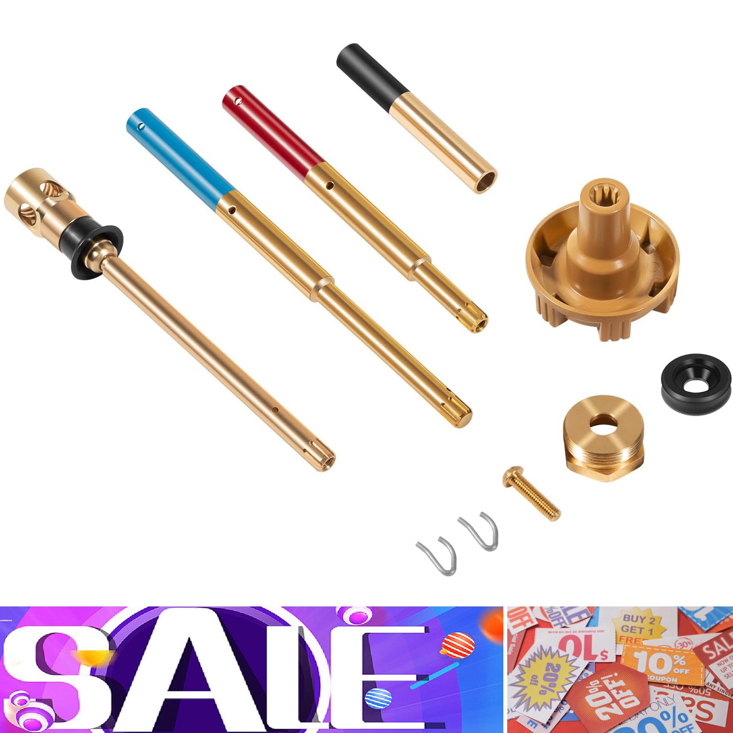 RK-Adj-PRV Rod Kit Pressure Relief Valve Repair Kit For Woodford Prevent Faucet