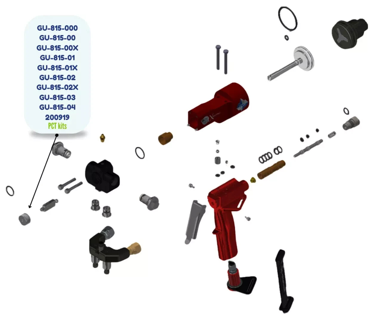 PMC PCT 00X RND w/Drills (GU-815-00X)