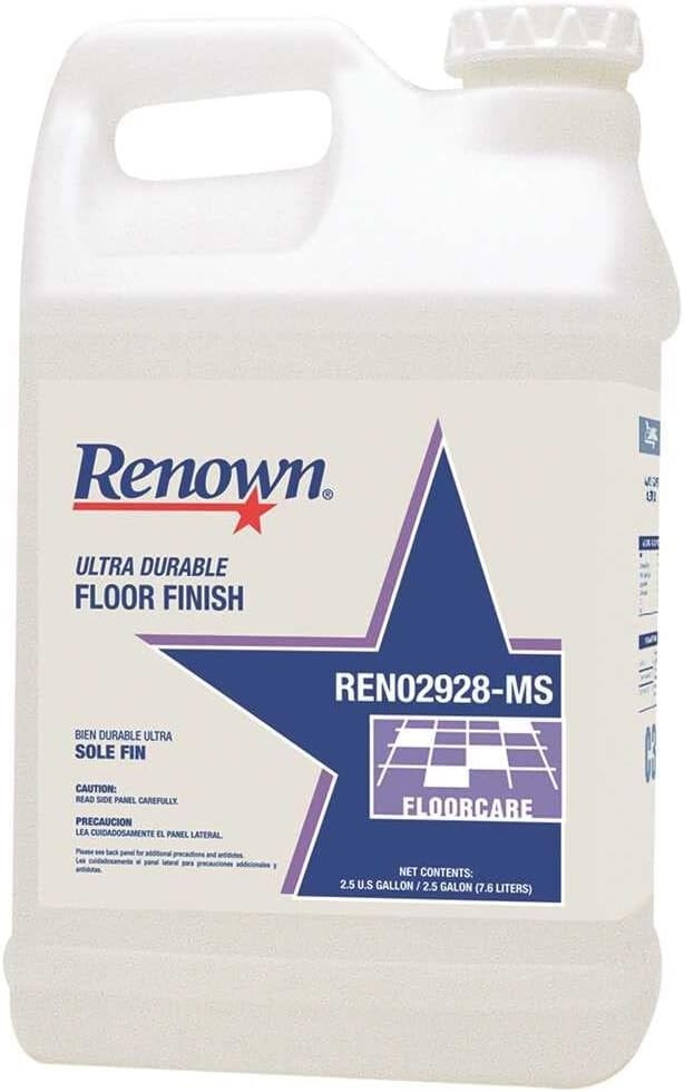 Renown Ultra Durable Floor Finish, 2.5 Gal. Part # 111484