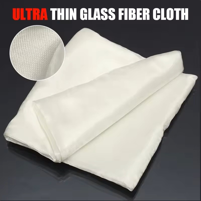 1m X 1.27m Thickness 0.03mm Ultras Thin Fiber Glass Fabric Reinforcements ﻿