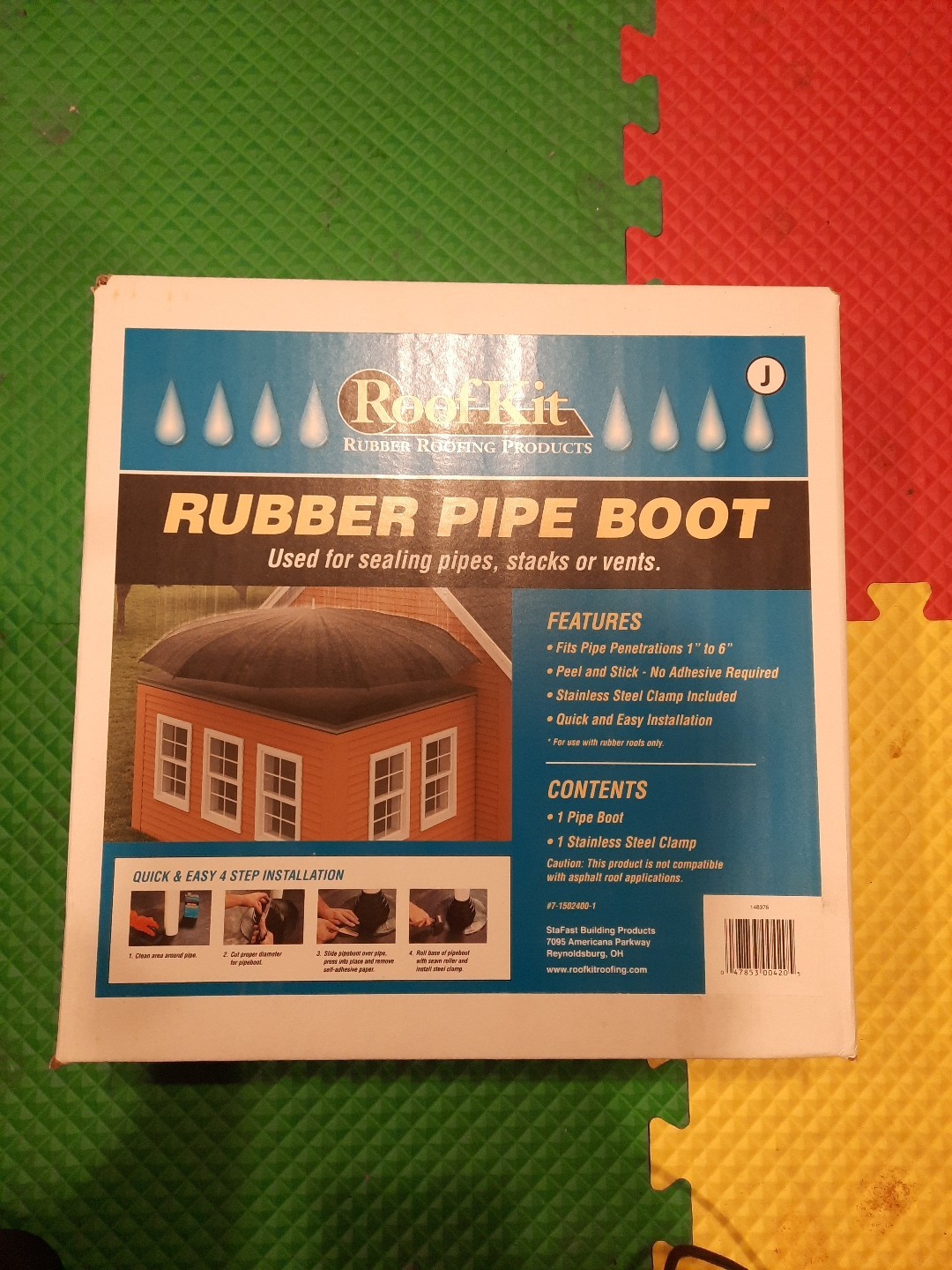 Rubber Pipe Boot For EPDM Rubber Roof