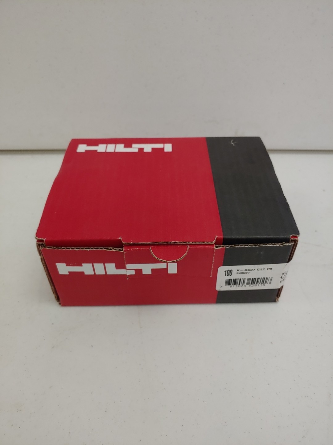 HILTI X-CC27 C27 P8 Ceiling Clip w/ Pre Installed Nail for Concrete Box 100 RT