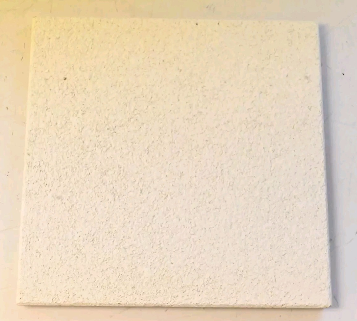 Armstrong 580A Ceiling Tile 12″x12″ 40/Pcs Acoustical Cirrus Beveled Board White