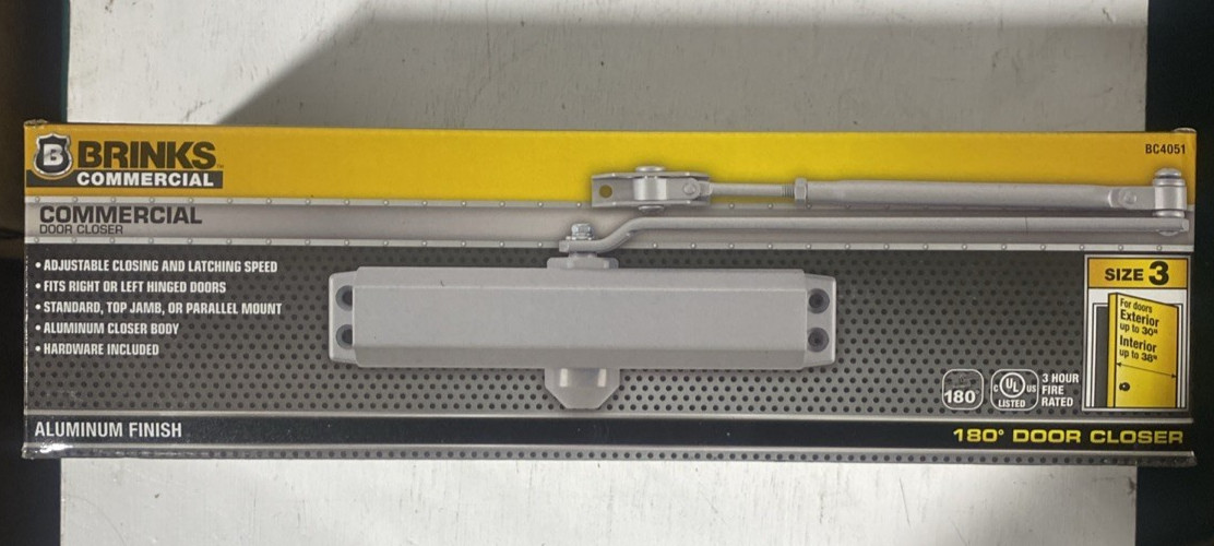 Brinks BC4051 Heavy Duty All-In-One Commercial Door Closer