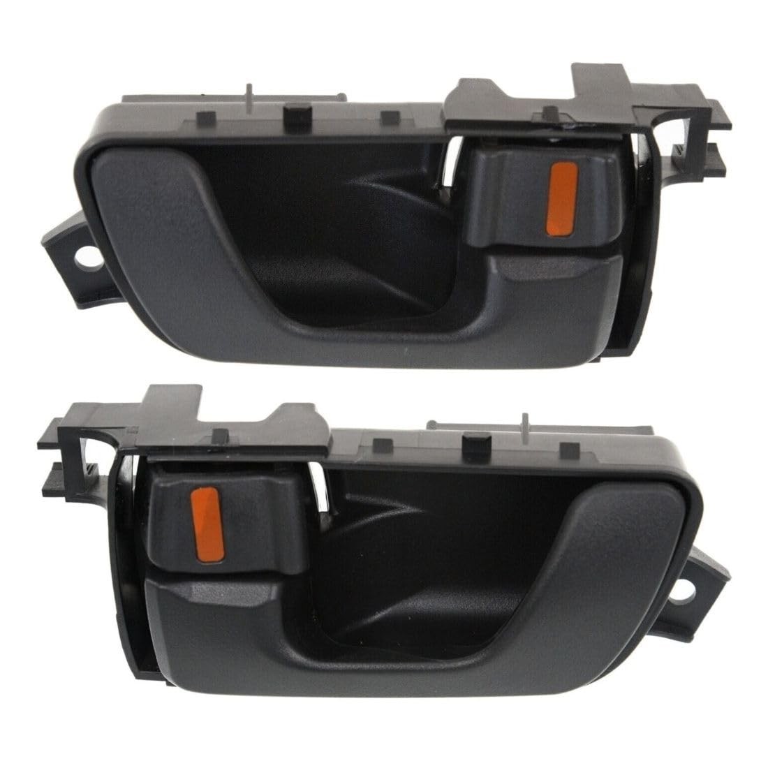 Pair Interior Door Handle Black Textured for Mitsubishi Montero 01-04 03-06 MR60