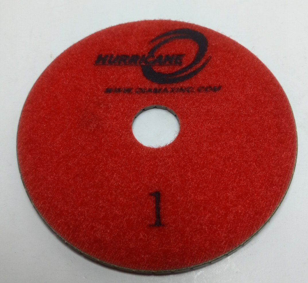 New Diamax PD4F41. 4″ #1 Pad of Hurricane 3 STEP Wet Polishing Pad #1648-6363