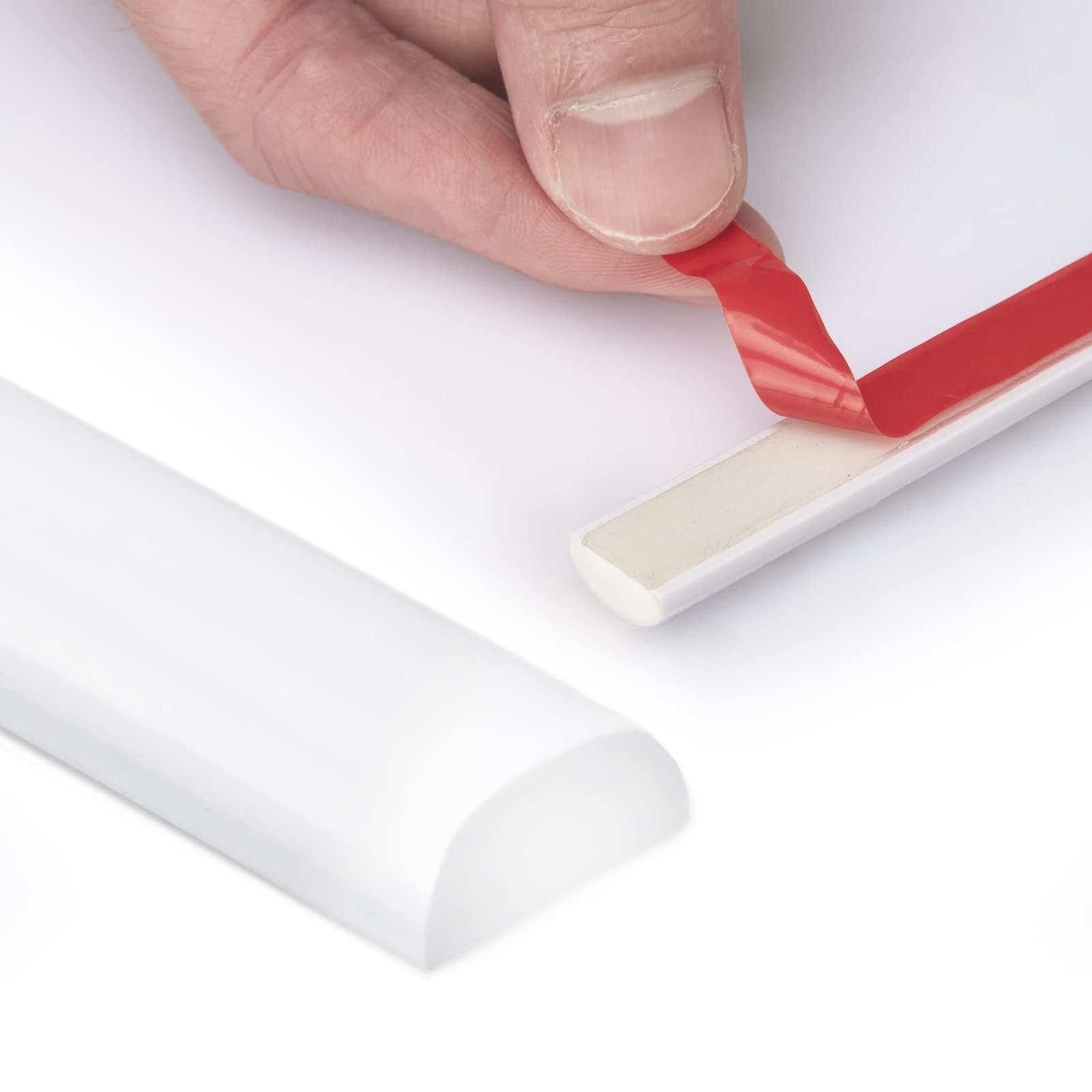 Art3dwallpanels 10 Ft Flexible Trim Molding, 120×0.47×0.2 Inch, White | Peel …