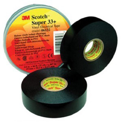 3M 054007-06133 (3 Rolls) Super 33+ Vinyl Electrical Tape 3/4″ x 52′ NEW STOCK