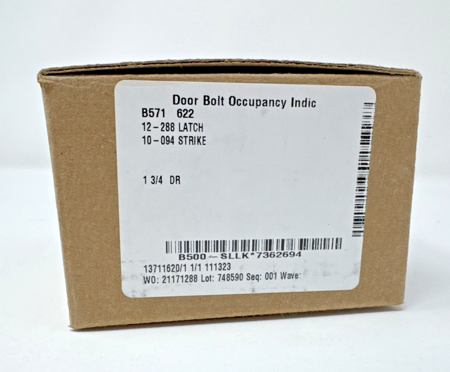 Schlage B571 622 Door Bolt Occupancy Indicator New