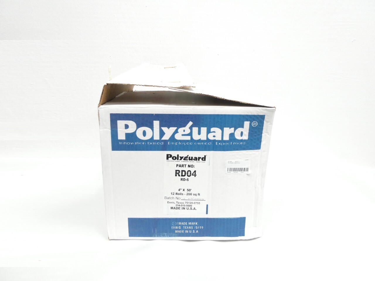 Polyguard RD04 RD-6 12 Rolls Per Box 4in X 50ft Protective Pipeline Coated Tape