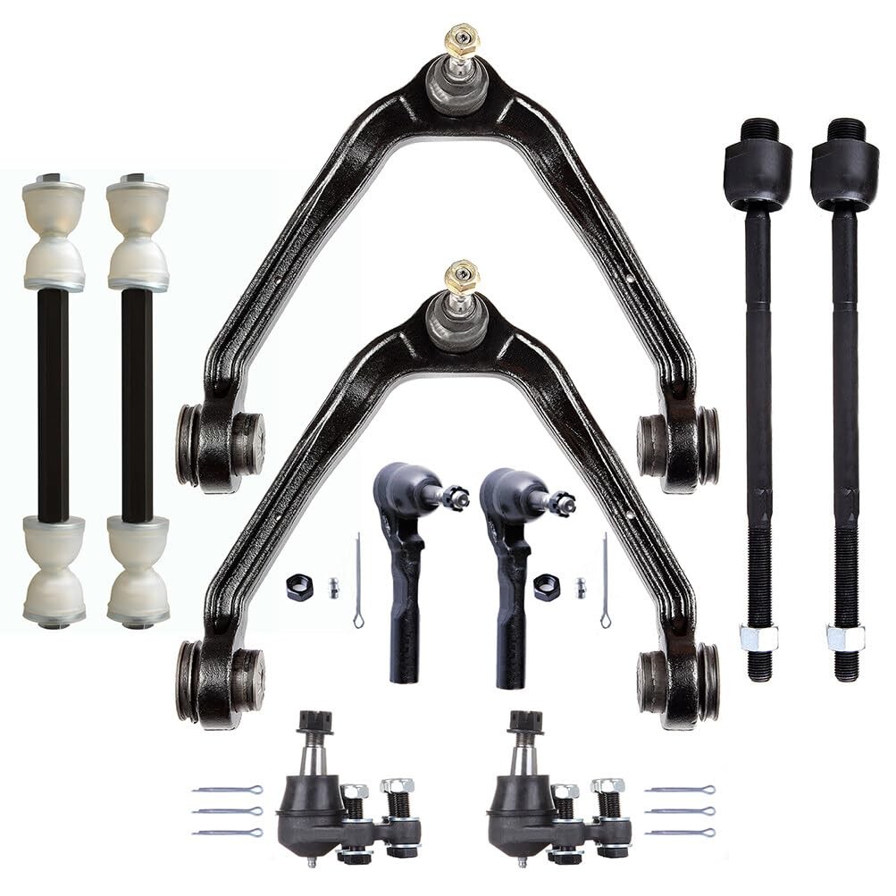 10Pc Front End UCA Tie Rod Sway Bar Link Ball Joint 99-06 Silverado/Sierra 1500