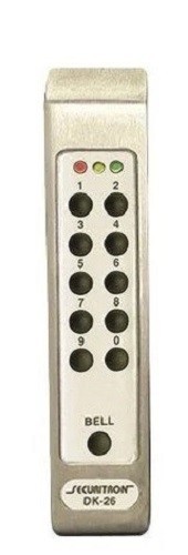 Securitron DK-26 SS Digital Keypad System, Narrow Stile, Satin Stainless Steel