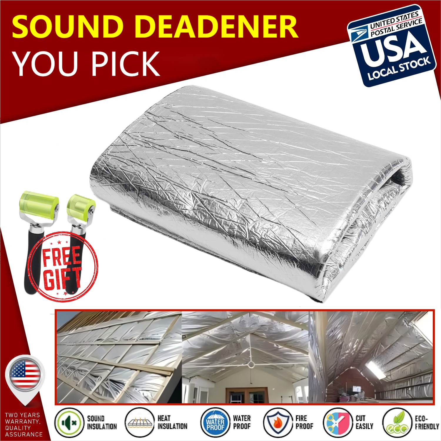 You Pick Sizea Building Construction Sound Deadening Heat Barrier Noise Deadener