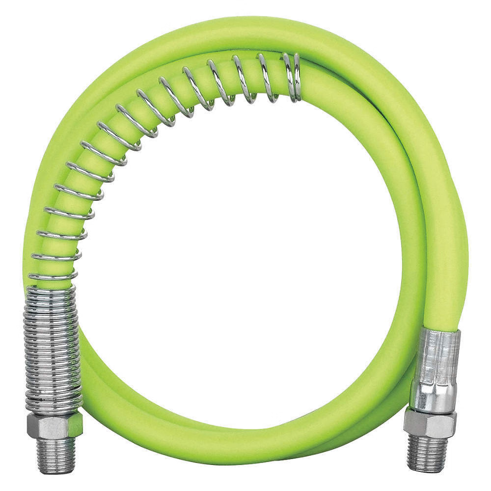 Flexzilla Grease Hose with Spring Guard – 1/8in x 36in with 1/8in MNPT Ends