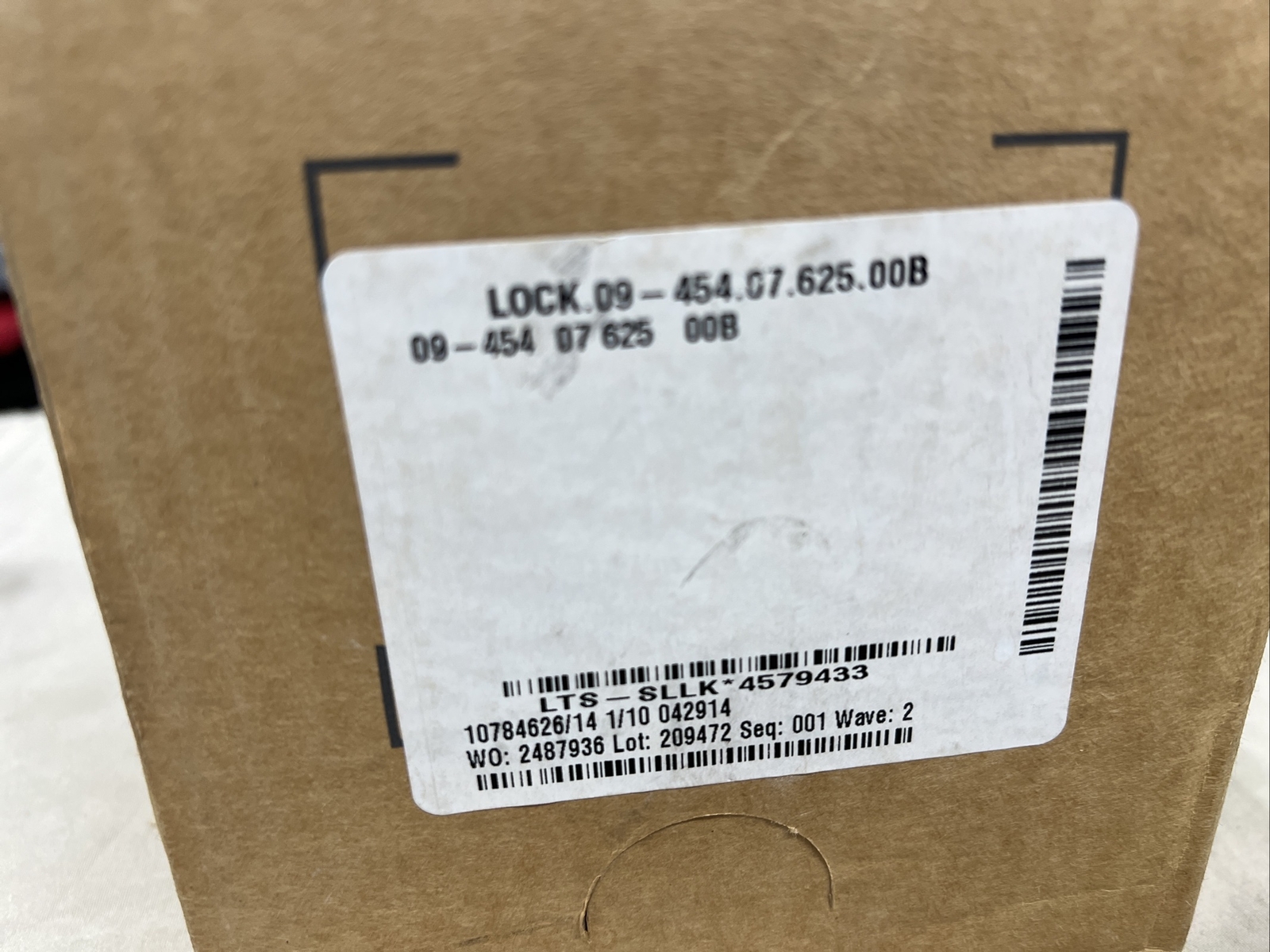 New Schlage 09-454 07 625 00B Mortise Lock Standard Lever Bright Polished Chrome