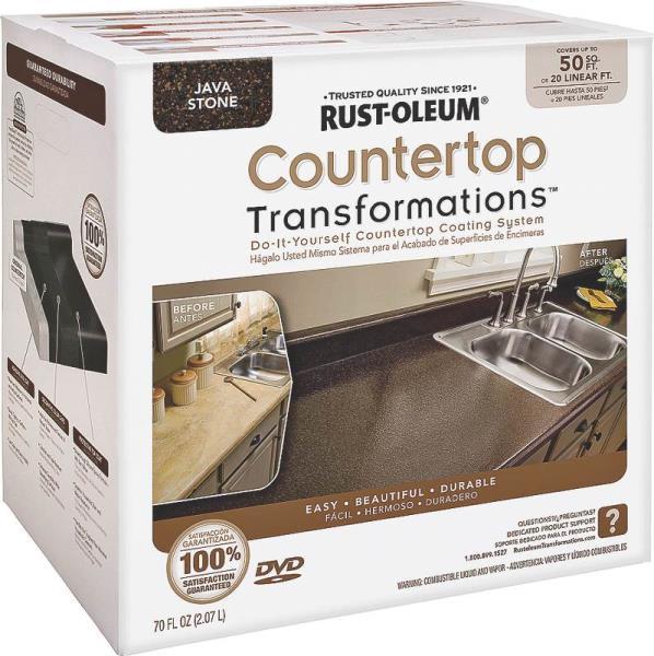 NEW RUSTOLEUM 258283 JAVA STONE TRANSFORMATIONS COUNTERTOP REFINISHING SYSTEM