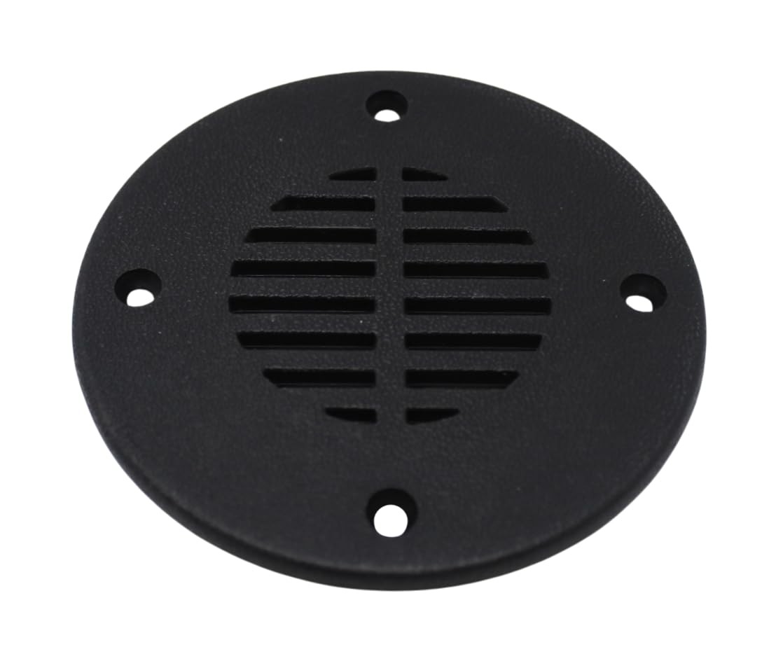 JSP Manufacturing Floor Drain and Vent Cover – Black, 2-1/2″ (1) Black