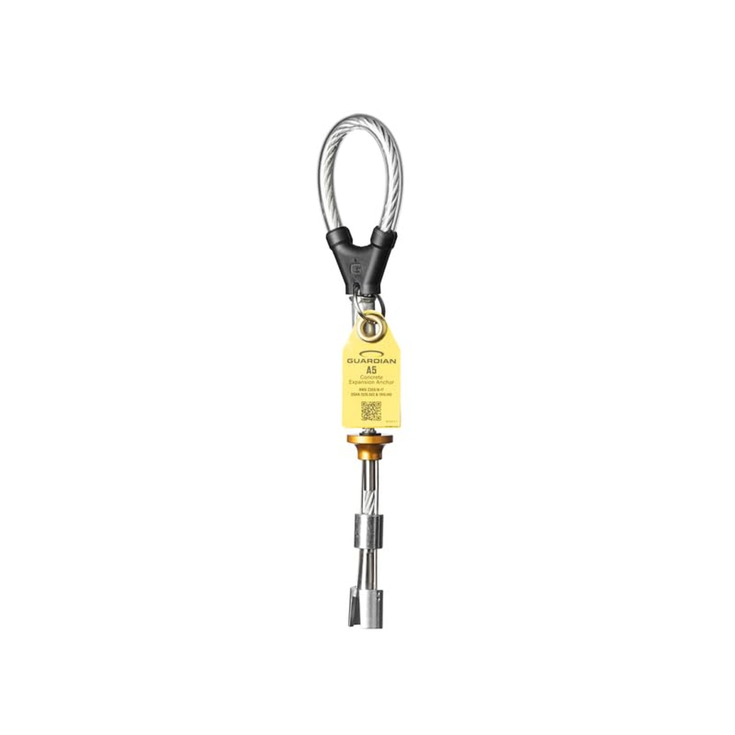 Guardian 1400052 A5 Concrete Expansion Anchor | 5,000 lb MBS | Reusable | Steel