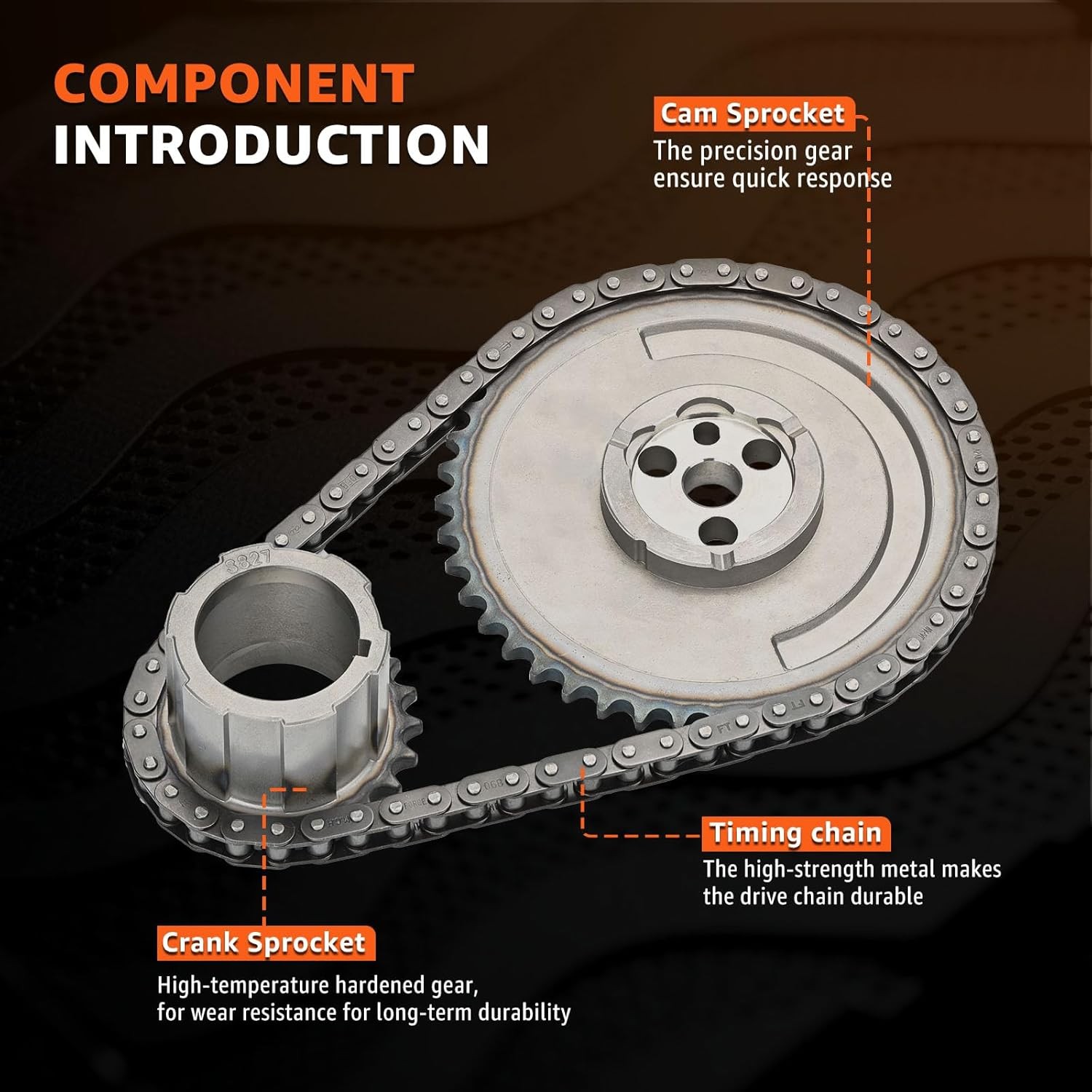 LS Timing Chain Kit Fits Gen 3 LS1 LS6 LS2 LS3 L96 4.8L 5.3L 6.0L